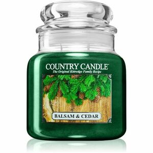 Country Candle Balsam & Cedar vonná svíčka 453 g obraz