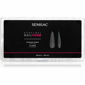 Semilac Accessories Acrylgel Nail Form šablony na nehty velikost Pointed 120 ks obraz