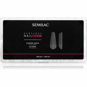 Semilac Accessories Acrylgel Nail Form šablony na nehty velikost Almond 120 ks obraz