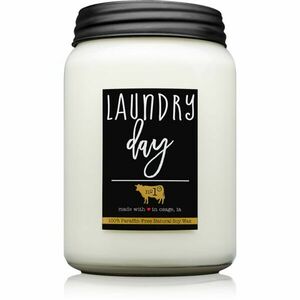 Milkhouse Candle Co. Farmhouse Laundry Day vonná svíčka Mason Jar 737 g obraz