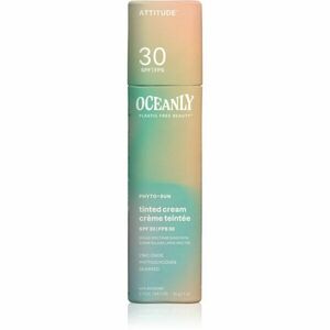 Attitude Oceanly Plastic Free Beauty tónující hydratační krém SPF 30 30 g obraz