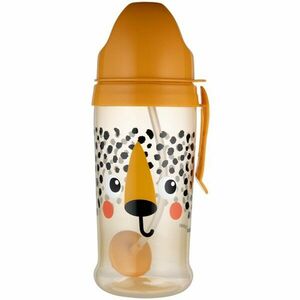Canpol babies BabiesBoo Sport Cup sportovní láhev s brčkem se závažím Gepard 350 ml obraz
