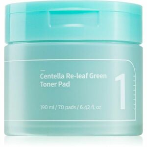 Numbuzin No. 1 Centella Re-Leaf Green Toner Pad tonizační polštářky pro zklidnění pleti 70 ks obraz