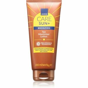 Avon Care Sun + Bronze tělové mléko pro zvýraznění opálení 200 ml obraz