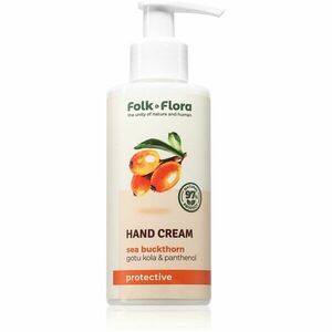 Folk & Flora Sea Buckthorn ochranný krém na ruce s vyživujícím účinkem 150 ml obraz