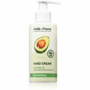 Folk & Flora Avocado Oil vyživující krém na ruce 150 ml obraz