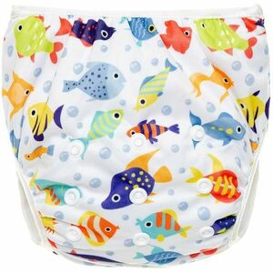 T-TOMI Diaper Swimwear Blue Fish pratelné plenkové plavky 5 - 15 kg 1 ks obraz