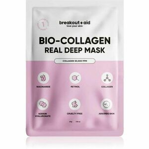 breakout + aid Bio-Collagen Real Deep Mask noční maska s kolagenem 1 ks obraz