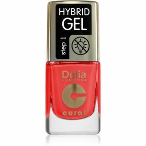 Delia Cosmetics Coral Nail Enamel Hybrid Gel gelový lak na nehty odstín 146 11 ml obraz
