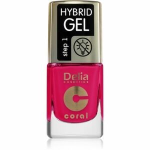 Delia Cosmetics Coral Nail Enamel Hybrid Gel gelový lak na nehty odstín 147 11 ml obraz