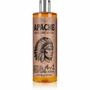Bohemia Gifts & Cosmetics Apache mycí gel 4 v 1 pro muže 400 ml obraz