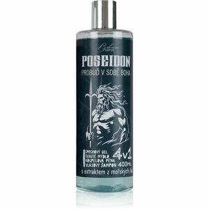Bohemia Gifts & Cosmetics Poseidon mycí gel 4 v 1 pro muže 400 ml obraz