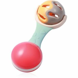 BabyOno Rattle With Teether 3m+ kousátko s chrastítkem Ball 1 ks obraz
