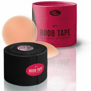 CureTape® Boob Tape lepicí páska na prsa odstín Black 5 m obraz