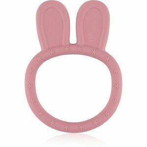Petite&Mars Silicone teether Bunny 0m+ kousátko Dusty Rose 1 ks obraz