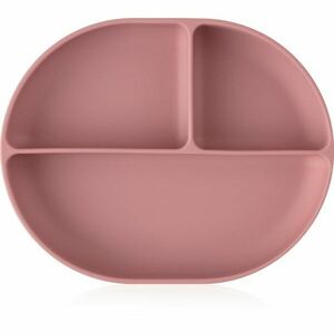 Petite&Mars Take&Match 6m+ dělený talíř s přísavkou Dusty Rose 1 ks obraz
