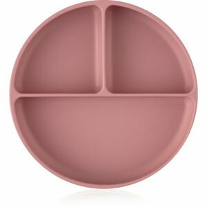 Petite&Mars Take&Match 6m+ dělený talíř kulatý Dusty Rose 1 ks obraz