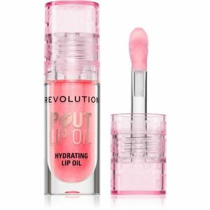 Makeup Revolution Pout Lip olej na rty s hydratačním účinkem odstín Pink Shimmer 3 ml obraz