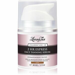 Loving Tan 2 HR Express samoopalovací sérum na obličej odstín Dark 30 ml obraz