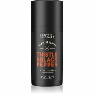 Scottish Fine Soaps Thistle & Black Pepper hydratační krém na obličej pro muže 100 ml obraz
