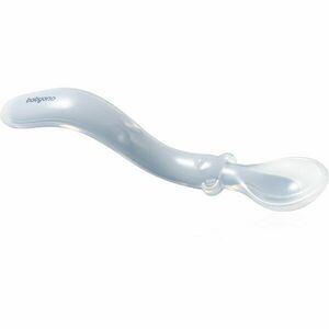 BabyOno Silicone Spoon 6m+ lžička pro děti Blue 1 ks obraz