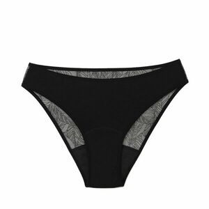 Snuggs Lace Brief Recycled Nylon Black látkové menstruační kalhotky velikost L 1 ks obraz