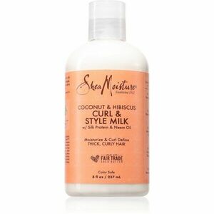 Shea Moisture Coconut & Hibiscus Curl & Style hydratační mléko pro kudrnaté vlasy 237 ml obraz