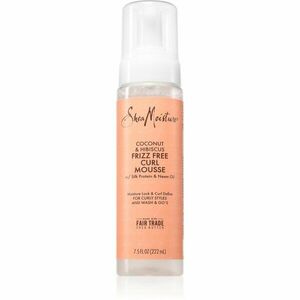 Shea Moisture Coconut & Hibiscus Frizz Free Curl Mousse stylingová pěna pro kudrnaté vlasy 222 ml obraz