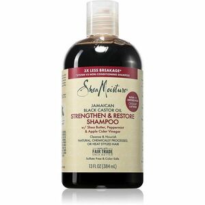Shea Moisture Jamaican Black Castor Oil Strengthen & Restore posilující šampon pro kudrnaté vlasy 384 ml obraz