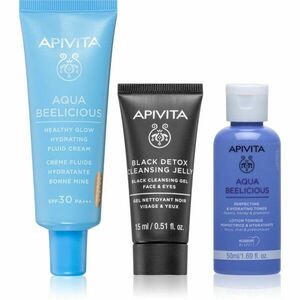 Apivita Aqua Beelicious Hydrating & Natural Coverage Routine Set sada pro péči o pleť s hydratačním účinkem obraz