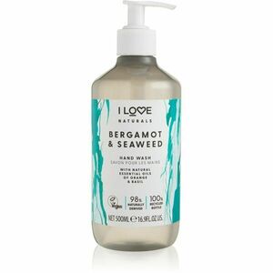I Love Naturals Bergamot & Seaweed tekuté mýdlo na ruce 500 ml obraz