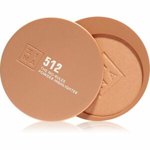 3INA The No-Rules Powder multifunkční líčidlo pro oči, rty a tvář odstín 512 - Soft pearly gold, highlighter 8 g obraz