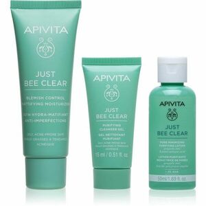 Apivita Just Bee Clear Routine Mini Set sada proti akné obraz