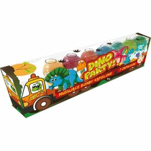 Chlapu Chlap Dino Truck šumivé koule do koupele pro děti 7x50 g obraz