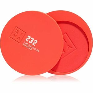 3INA The No-Rules Powder multifunkční líčidlo pro oči, rty a tvář odstín 232 - Hot coral, matte 8 g obraz
