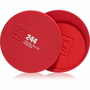 3INA The No-Rules Powder multifunkční líčidlo pro oči, rty a tvář odstín 244 - Classic red, shimmer 8 g obraz
