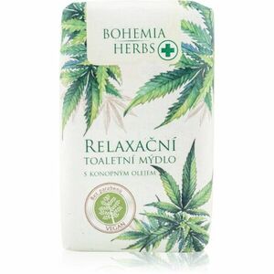 Bohemia Gifts & Cosmetics Bohemia Herbs Cannabis tuhé mýdlo 100 g obraz