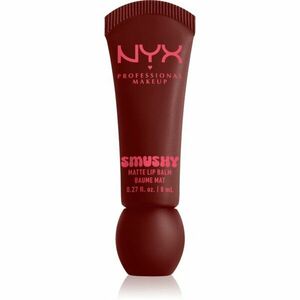 NYX Professional Makeup Smushy Matte Lip Balm balzám na rty s matným efektem odstín Smudge Fudge 8 ml obraz