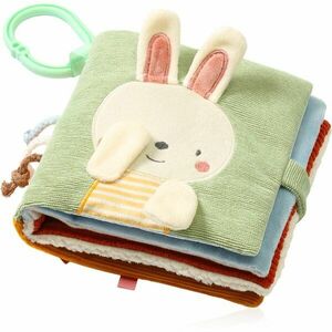 BabyOno Reversible Sensory Cloth Book 0m+ kontrastní edukativní knížka Nature 1 ks obraz