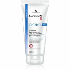 Seboradin Ichthyol sprchový gel a šampon 2 v 1 pro podrážděnou pokožku 200 ml obraz
