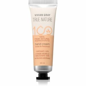 Vivian Gray True Nature Cedar & Patchouli hydratační krém na ruce 30 ml obraz