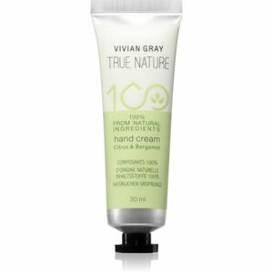 Vivian Gray True Nature Citrus & Bergamot hydratační krém na ruce 30 ml obraz