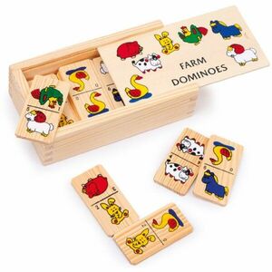 Small foot by Legler Farm Dominoes aktivity hračka 3y+ 1 ks obraz