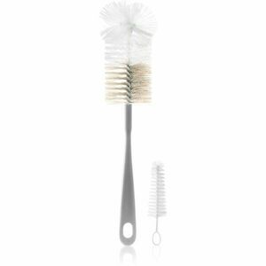 BabyOno Bottle Brush Bottle Brush kartáč na čištění láhví a saviček Grey 2 ks obraz
