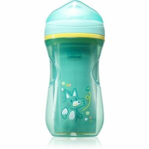 Chicco Active Cup 14m+ tréninkový hrnek Teal 266 ml obraz