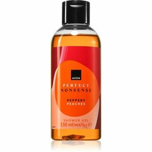 Avon Perfect Nonsense Peppery Peaches parfémovaný sprchový gel pro ženy 150 ml obraz