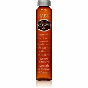 HASK Keratin Protein uhlazující olej pro poškozené, chemicky ošetřené vlasy 18 ml obraz