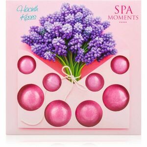 Spa Moments Hiacinth Kisses šumivé koule do koupele obraz