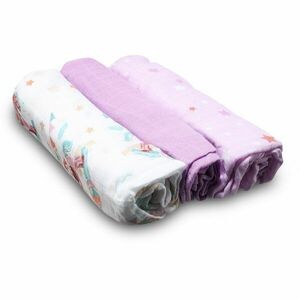 BabyOno Natural Bamboo Diapers Violet látkové pleny 70x70 cm 3 ks obraz