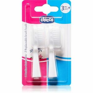 Chicco Replaceable Brush Heads 3y+ náhradní hlavice pro zubní kartáček 2 ks obraz